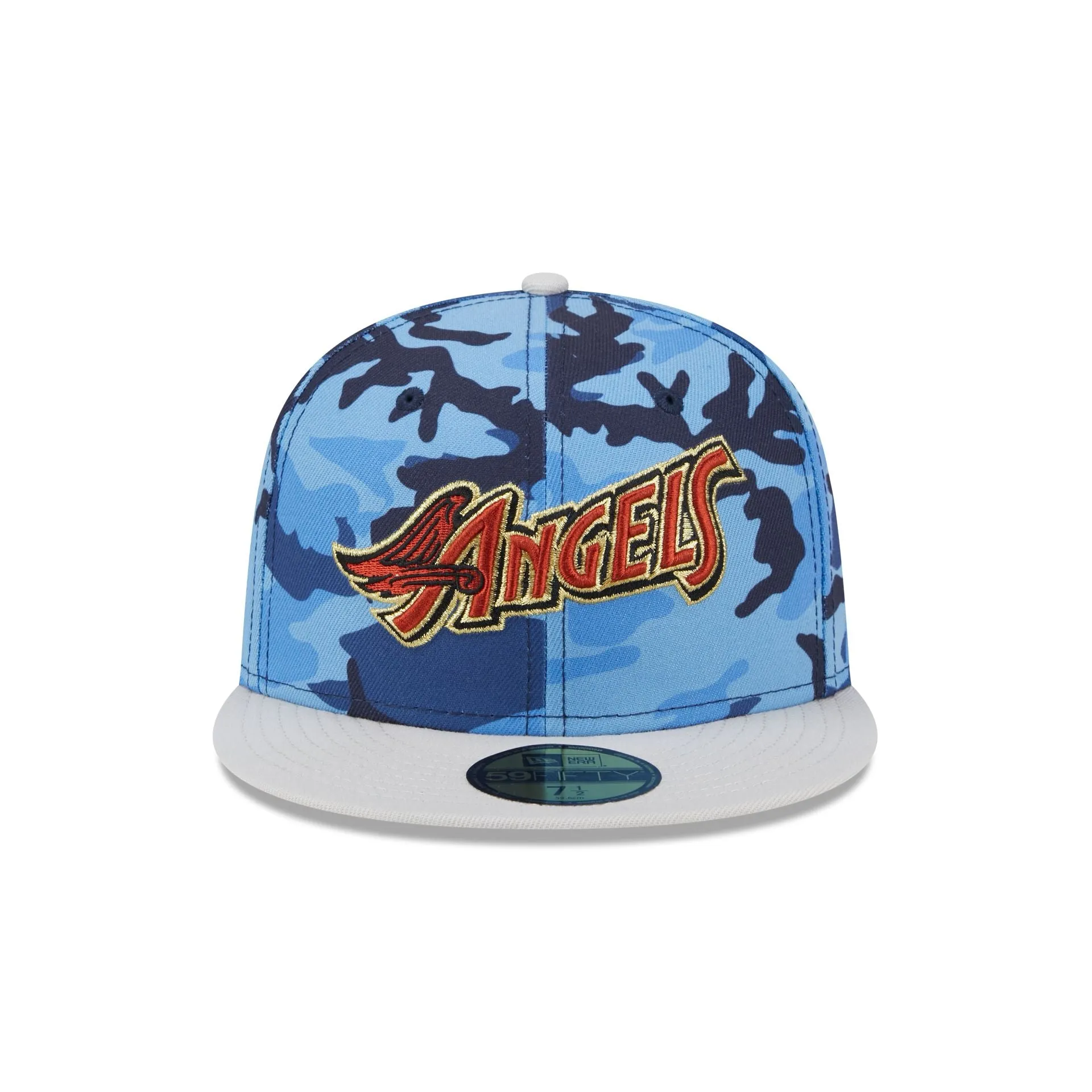 Los Angeles Angels Blue Camo 59FIFTY Fitted Hat sold by New Era product image thumbnail 2