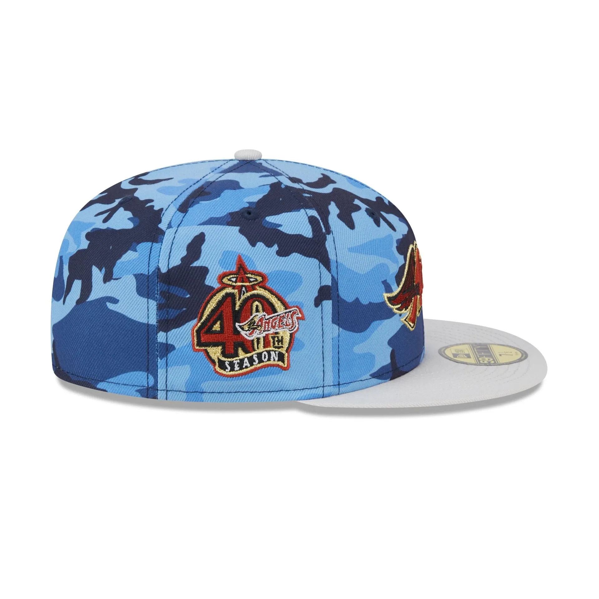Los Angeles Angels Blue Camo 59FIFTY Fitted Hat sold by New Era product image thumbnail 4