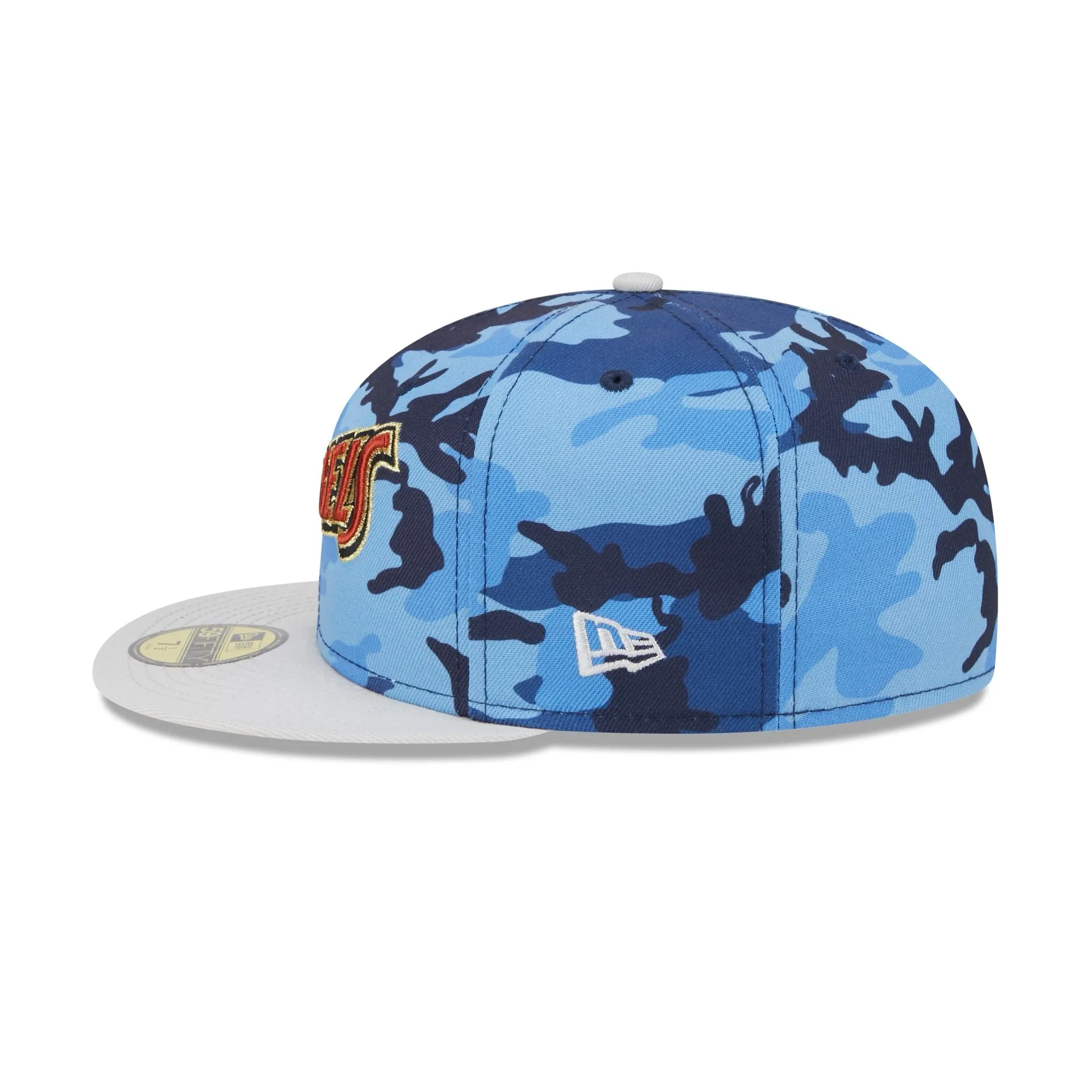 Los Angeles Angels Blue Camo 59FIFTY Fitted Hat sold by New Era product image thumbnail 5