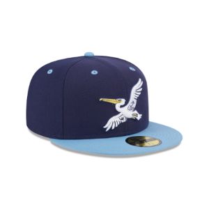 Myrtle Beach Pelicans Theme Night 59FIFTY Fitted Hat sold by New Era