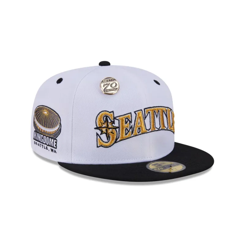 Seattle Mariners 70th Anniversary 59FIFTY Fitted Hat sold by New Era