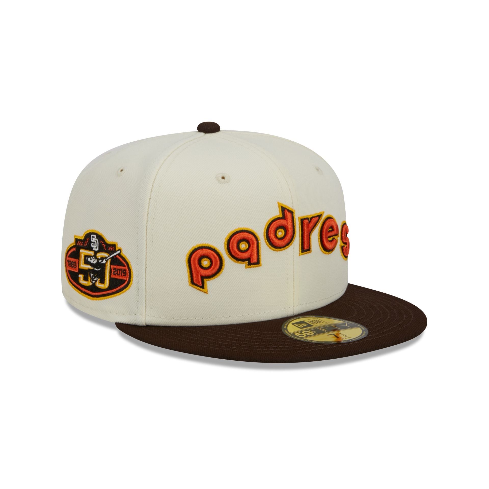 San Diego Padres Retro Jersey Script 59FIFTY Fitted Hat sold by New Era