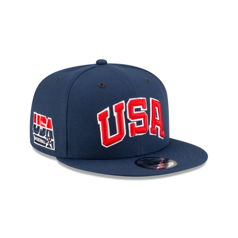 USA Basketball Wordmark 9FIFTY Snapback Hat sold by New Era