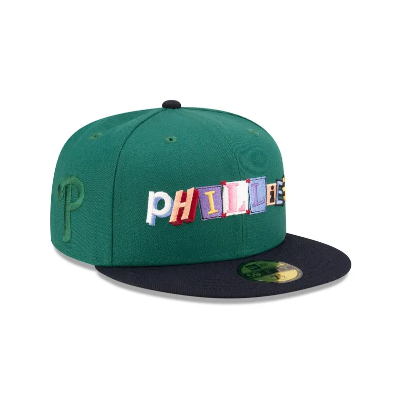 Just Caps Note Pack Philadelphia Phillies 59FIFTY Fitted Hat sold by New Era