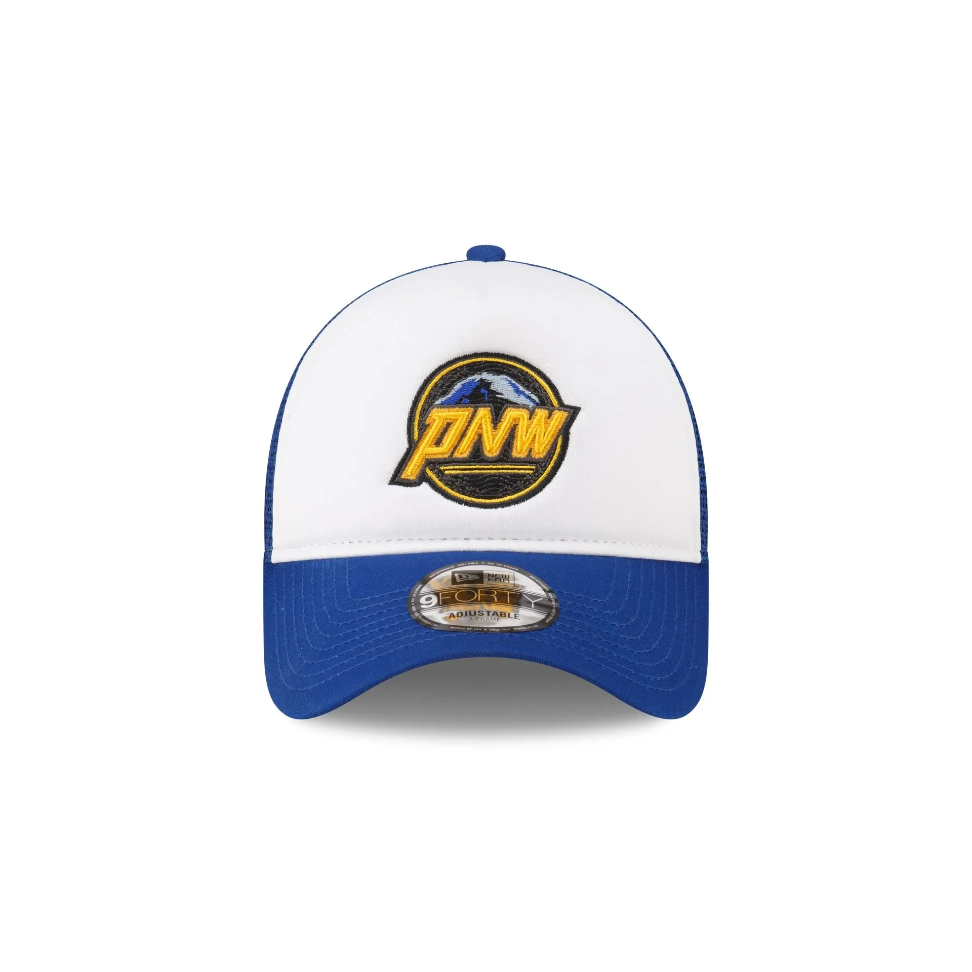 Seattle Mariners White Crown 9FORTY A-Frame Trucker Hat sold by New Era product image thumbnail 2