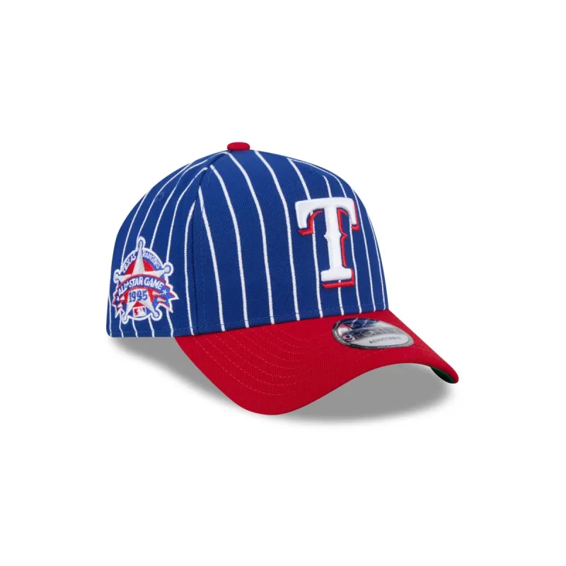 Texas Rangers All-Star Game Pack Pinstripe 9FORTY A-Frame Snapback Hat sold by New Era