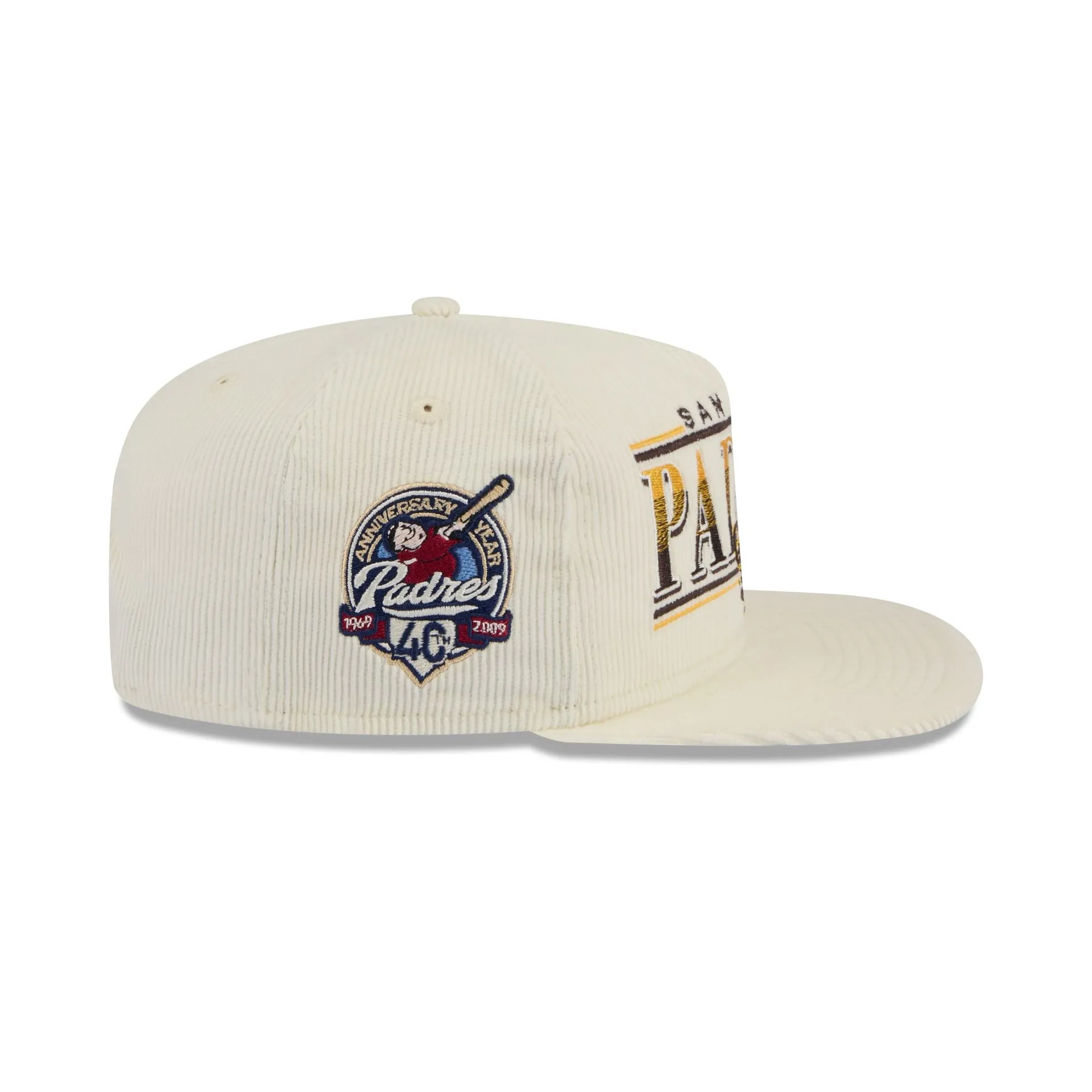 San Diego Padres Throwback Corduroy Golfer Hat sold by New Era product image thumbnail 5