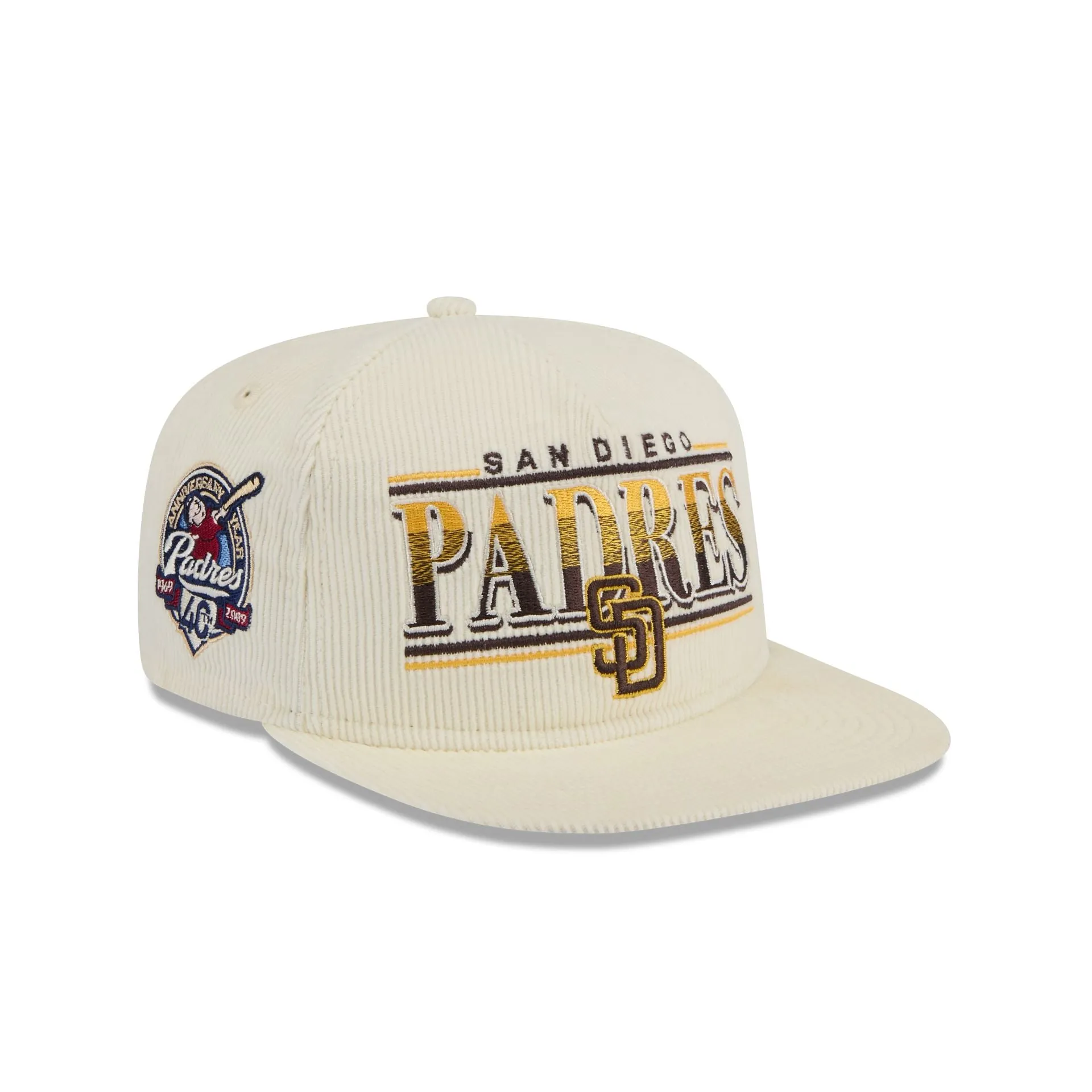 San Diego Padres Throwback Corduroy Golfer Hat sold by New Era