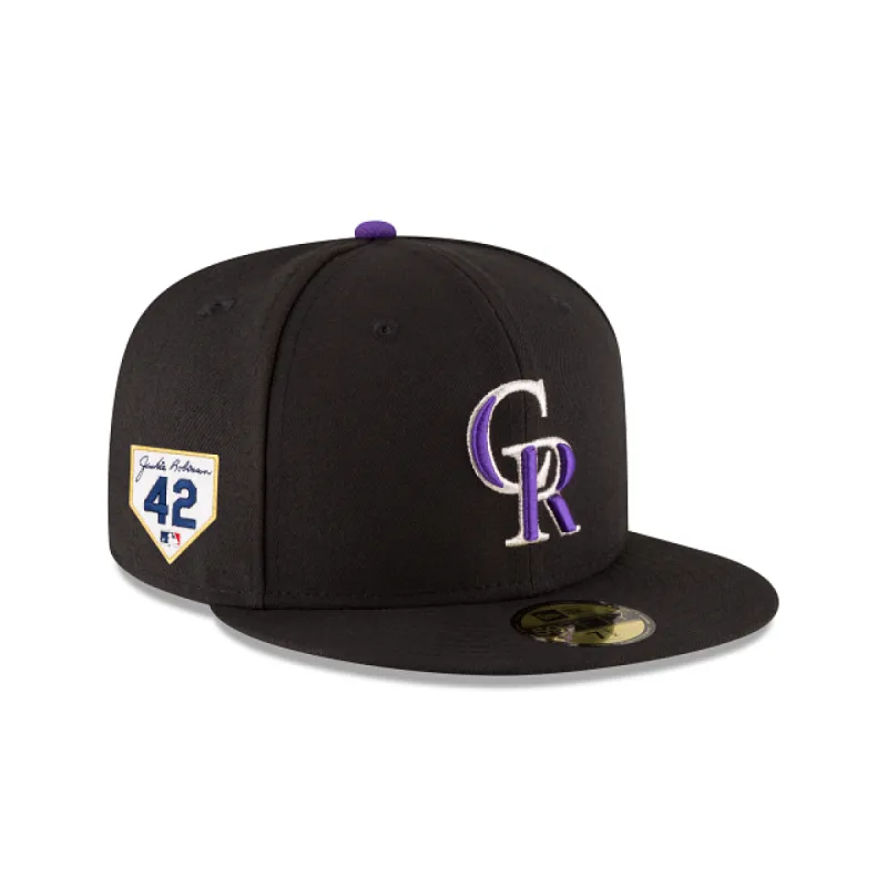 Colorado Rockies Jackie Robinson Day 2024 59FIFTY Fitted Hat made by New Era