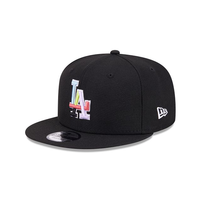 Los Angeles Dodgers Color Pack Black 9FIFTY Snapback Hat sold by New Era product image thumbnail 3