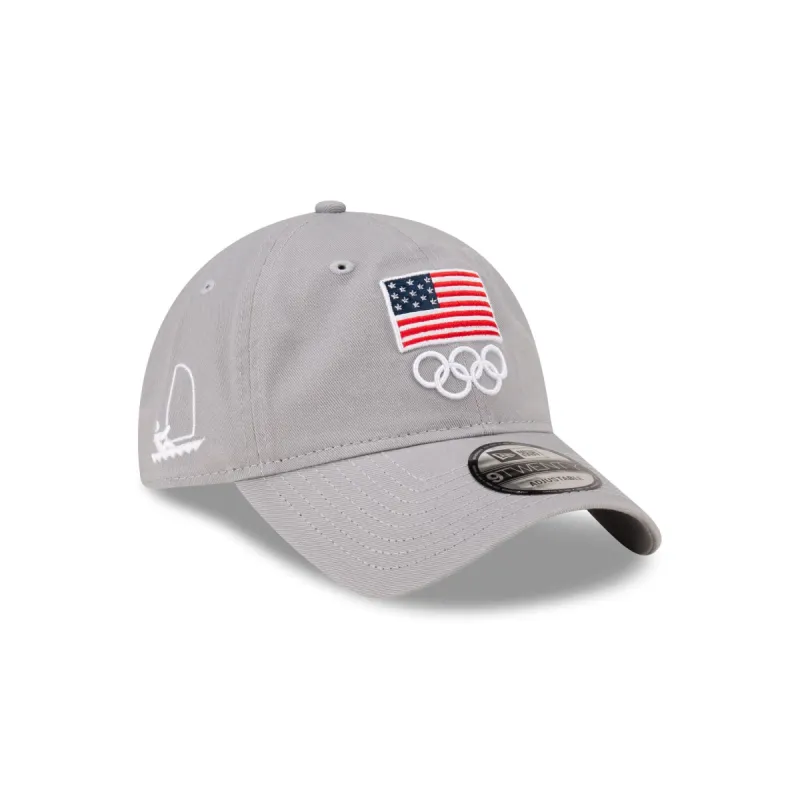 Team USA Sailing Gray 9TWENTY Adjustable Hat sold by New Era