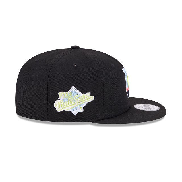 Los Angeles Dodgers Color Pack Black 9FIFTY Snapback Hat sold by New Era product image thumbnail 4