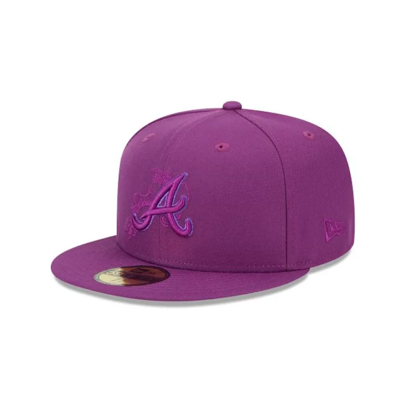 Atlanta Braves Zodiac 59FIFTY Fitted Hat sold by New Era