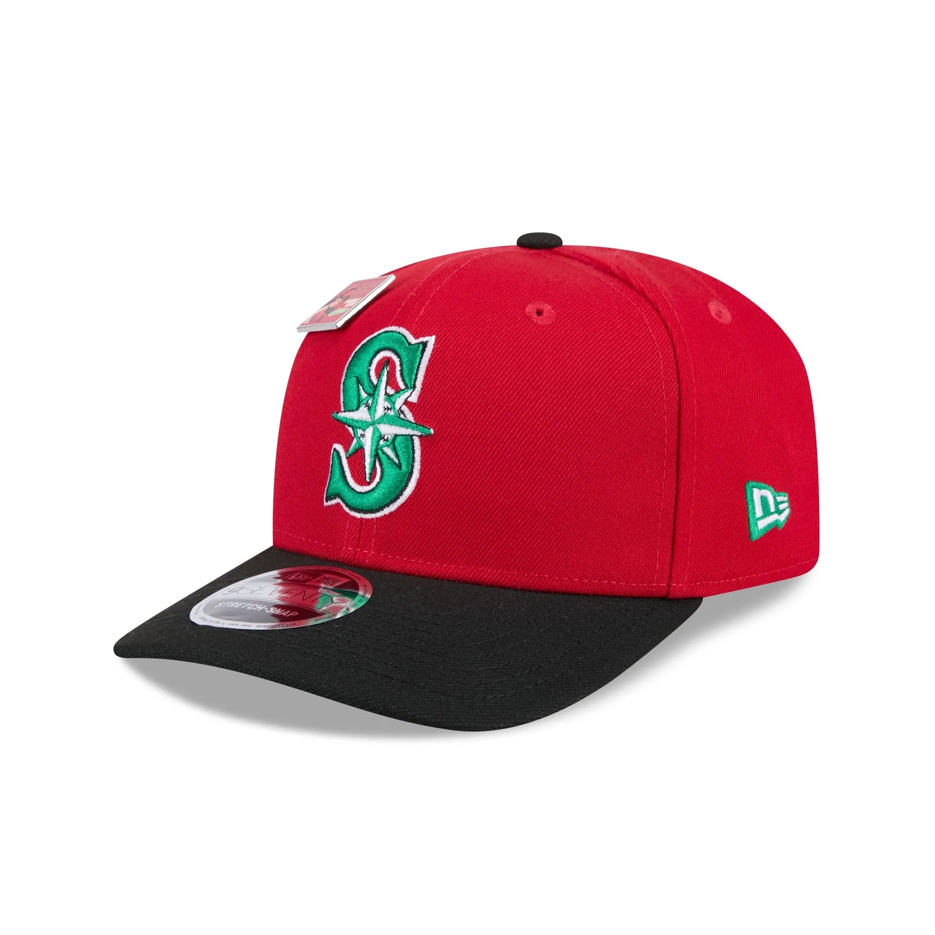 Big League Chew X Seattle Mariners Slammin' Strawberry 9SEVENTY Stretch-Snap Hat sold by New Era product image thumbnail 3