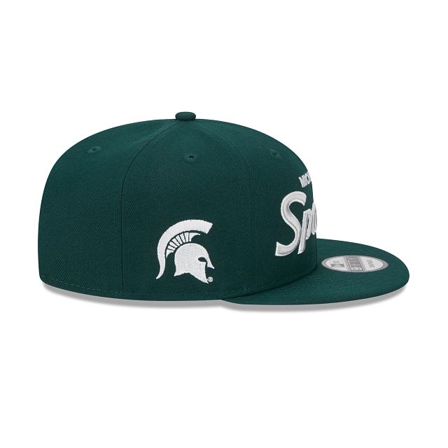 Michigan State Spartans Script Green 9FIFTY Snapback Hat sold by New Era product image thumbnail 4