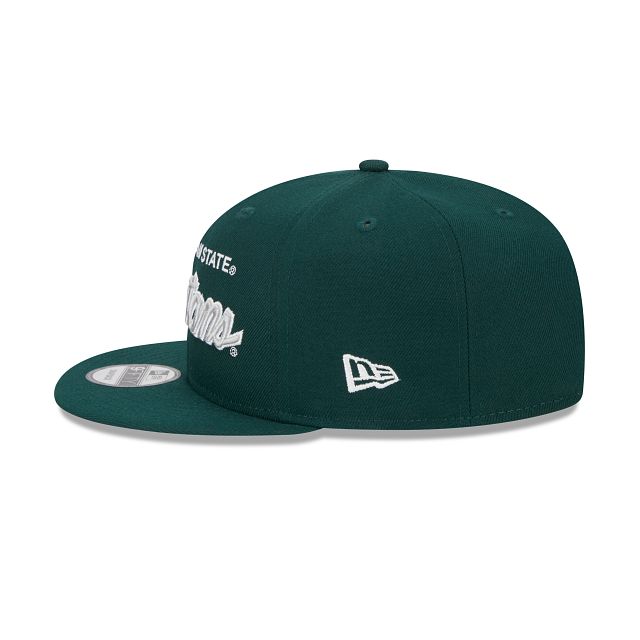Michigan State Spartans Script Green 9FIFTY Snapback Hat sold by New Era product image thumbnail 5