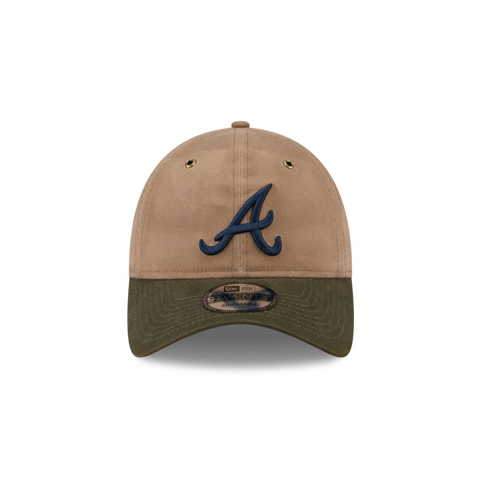 Atlanta Braves Wax Canvas 9TWENTY Adjustable Hat sold by New Era product image thumbnail 2