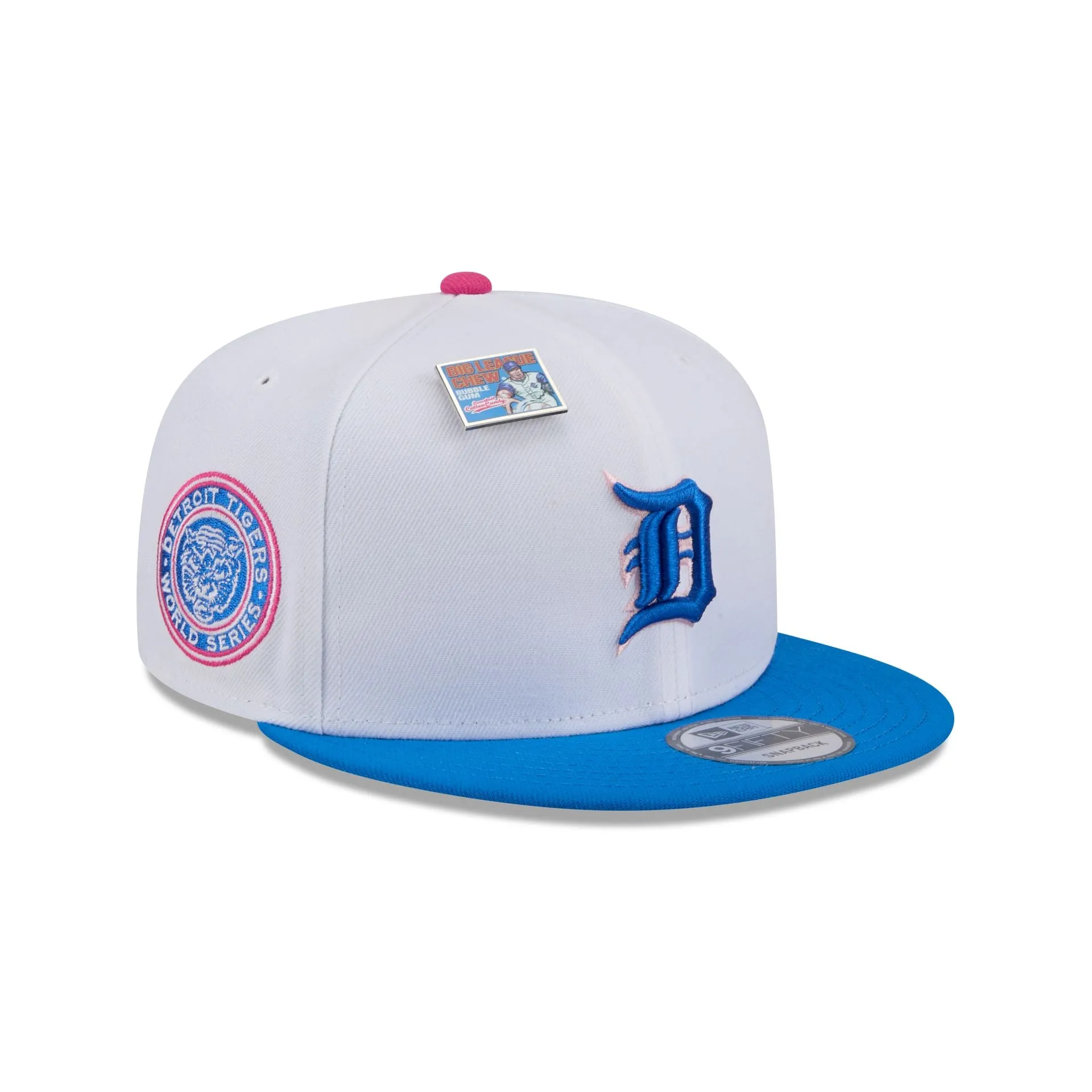 Big League Chew X Detroit Tigers Cotton Candy 9FIFTY Snapback Hat sold by New Era