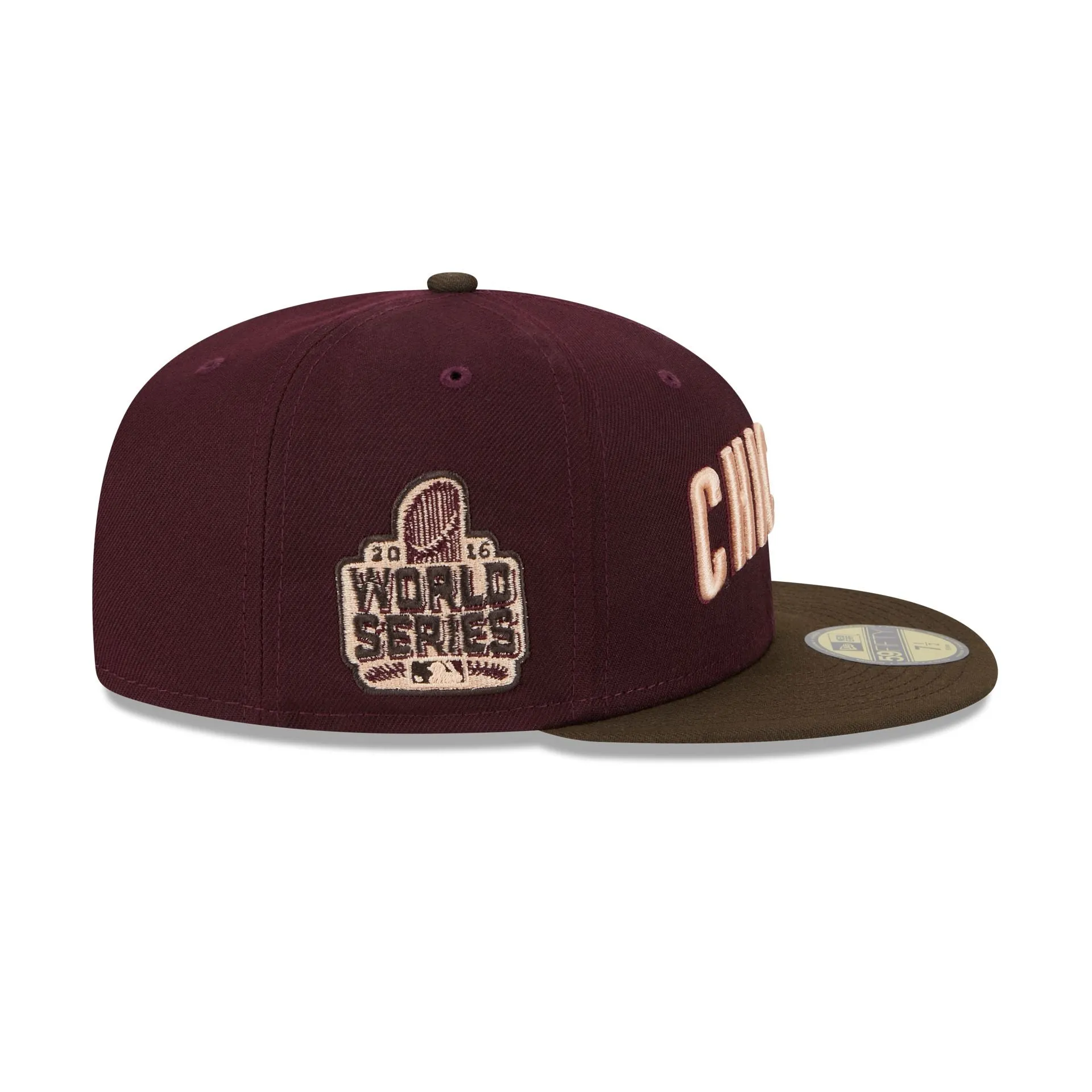 Chicago Cubs Berry Chocolate 59FIFTY Fitted Hat sold by New Era product image thumbnail 4