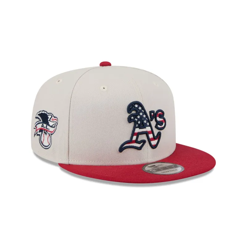 Oakland Athletics Independence Day 2024 9FIFTY Snapback Hat sold by New Era