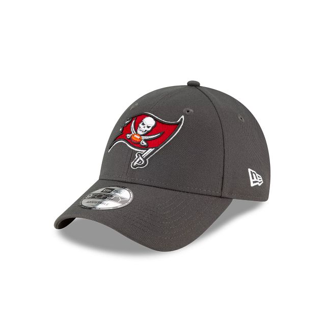 Tampa Bay Buccaneers The League Gray 9FORTY Adjustable Hat sold by New Era