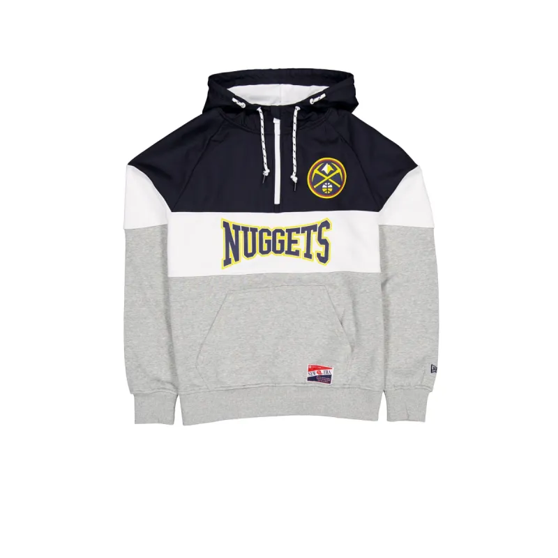 Denver Nuggets Throwback Color Block Hoodie sold by New Era
