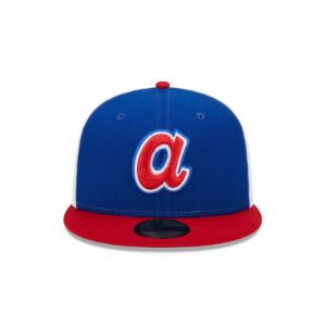 Atlanta Braves Throwback 59FIFTY Fitted Hat sold by New Era