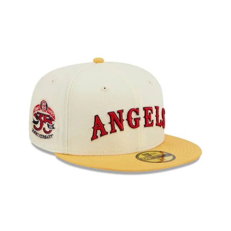 Los Angeles Angels Cooperstown Chrome 59FIFTY Fitted Hat sold by New Era
