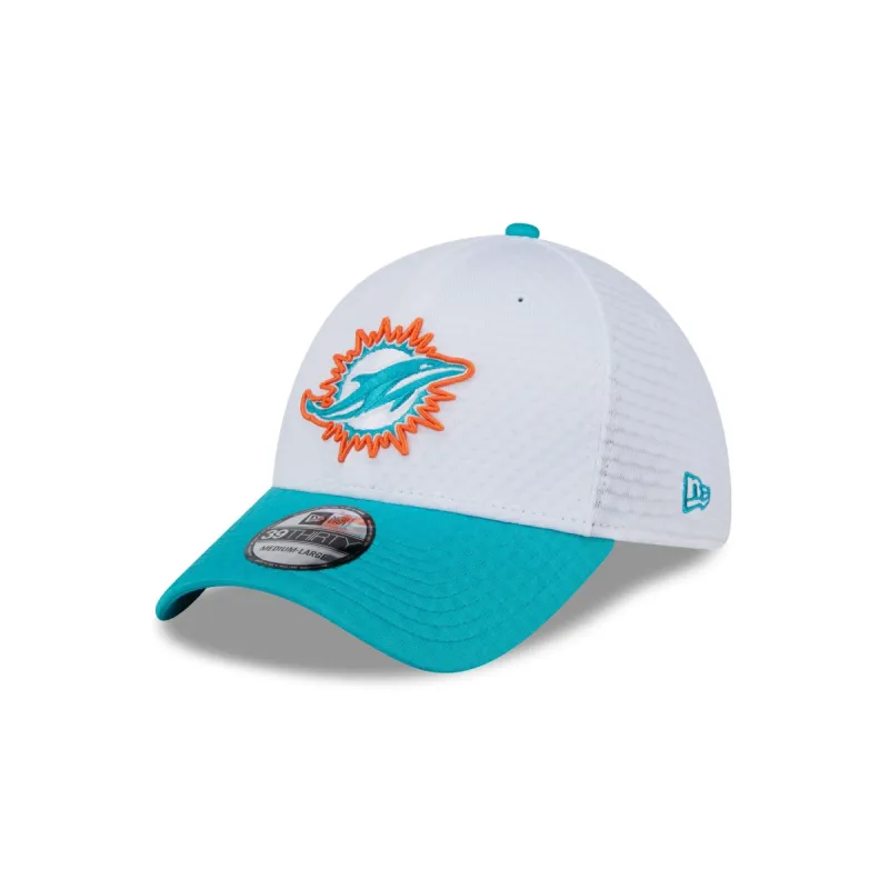 Miami Dolphins 2024 Training 39THIRTY Stretch Fit Hat sold by New Era