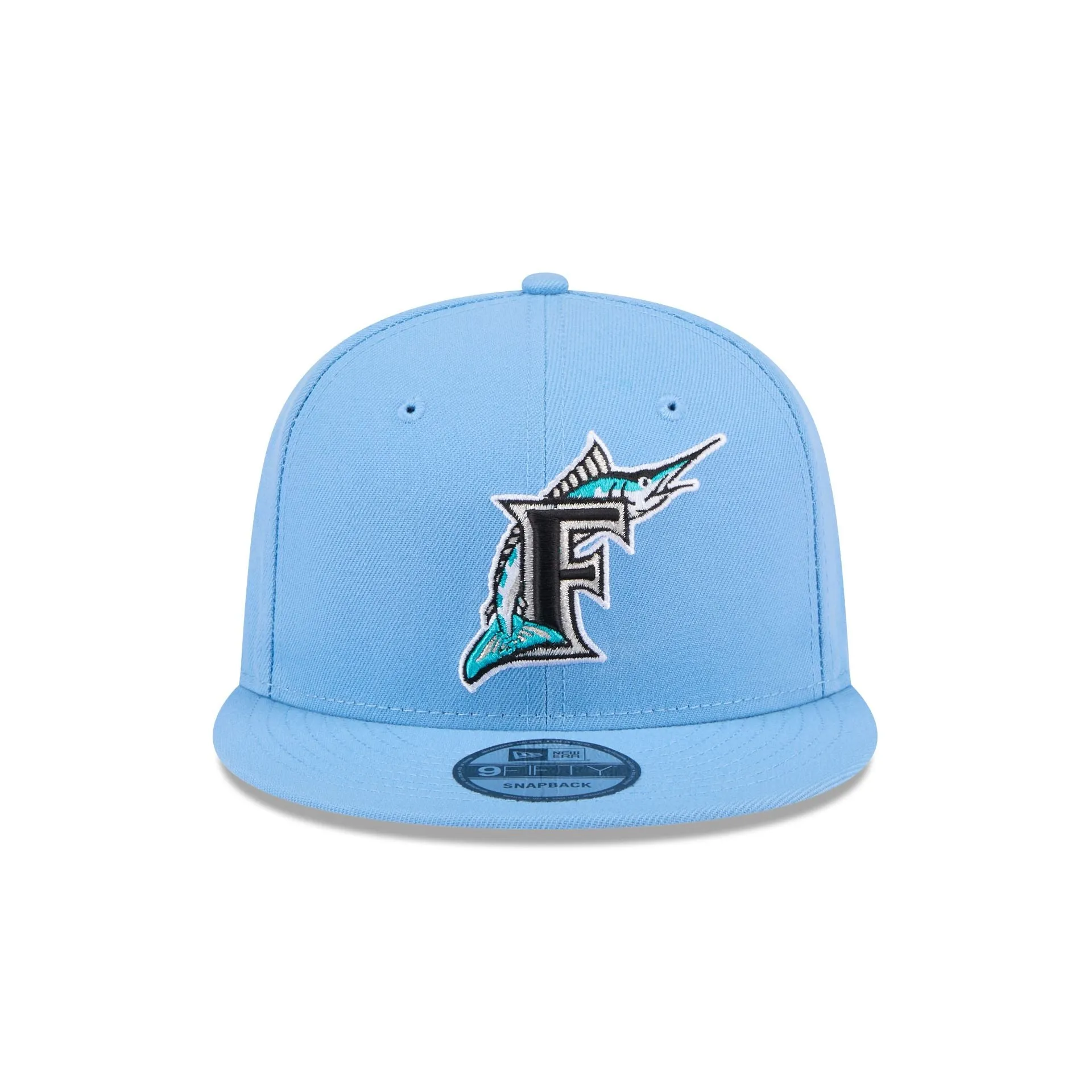 Miami Marlins Sky Blue 9FIFTY Snapback Hat sold by New Era product image thumbnail 2