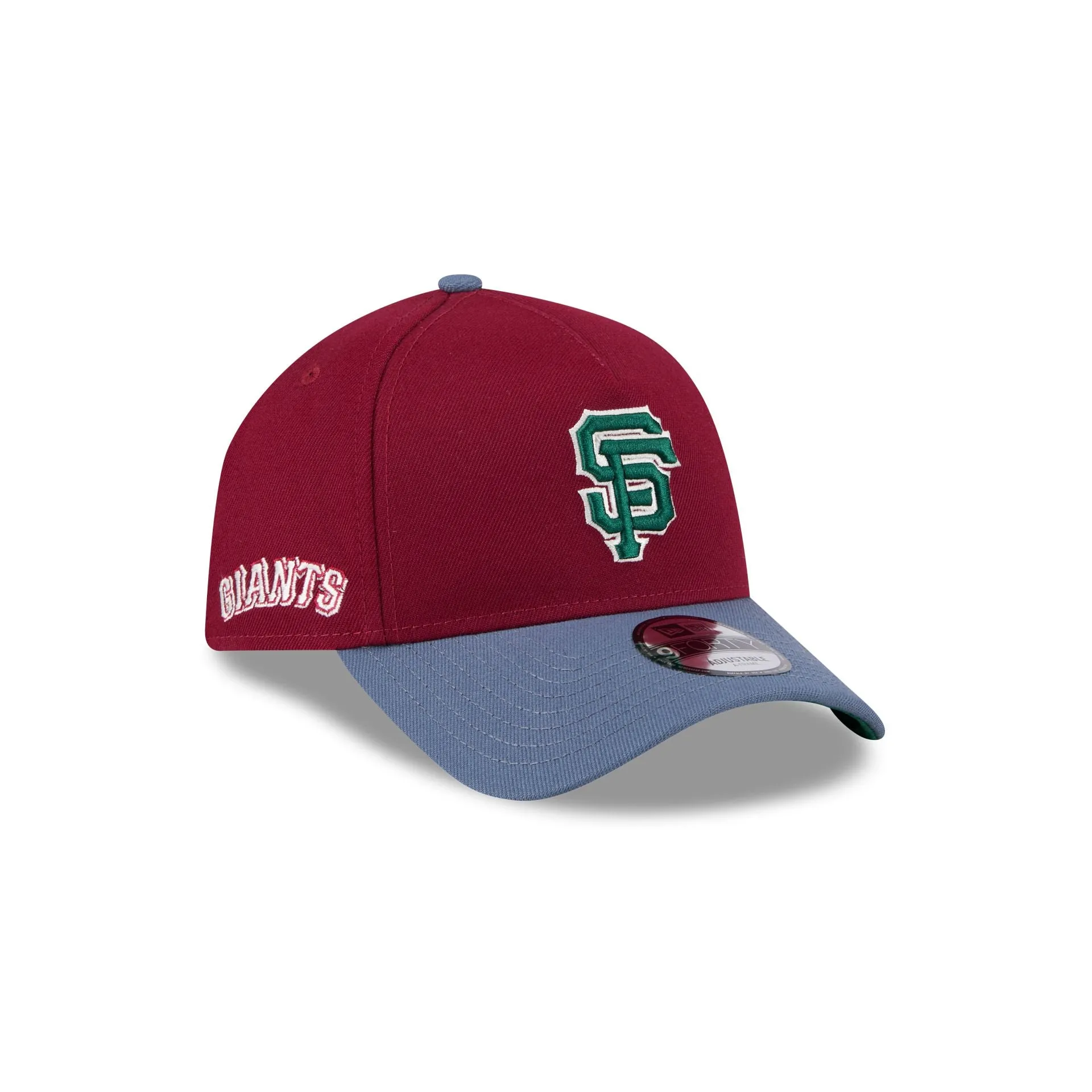 San Francisco Giants Cherry 9FORTY A-Frame Snapback Hat sold by New Era