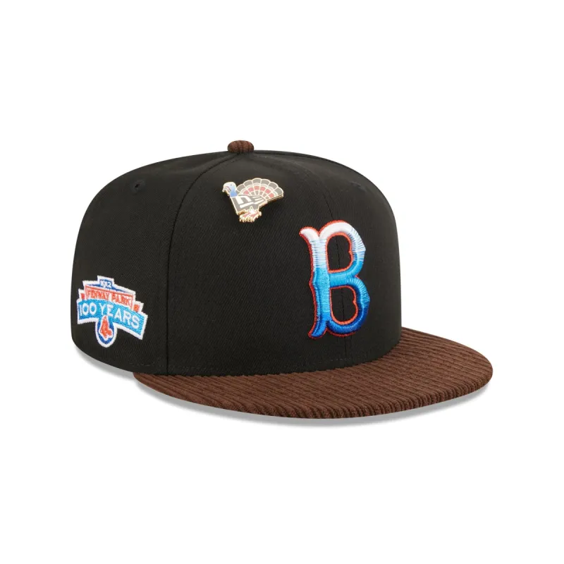 Boston Red Sox Feathered Cord 59FIFTY Fitted Hat made by New Era