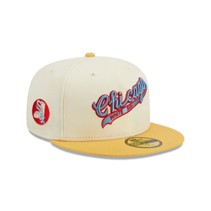 Chicago White Sox Cooperstown Chrome 59FIFTY Fitted Hat sold by New Era