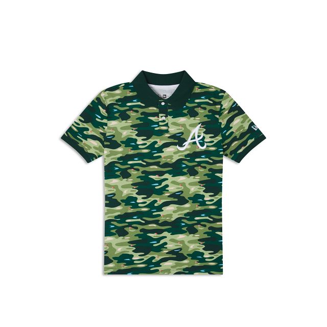 Atlanta Braves Fairway Polo sold by New Era
