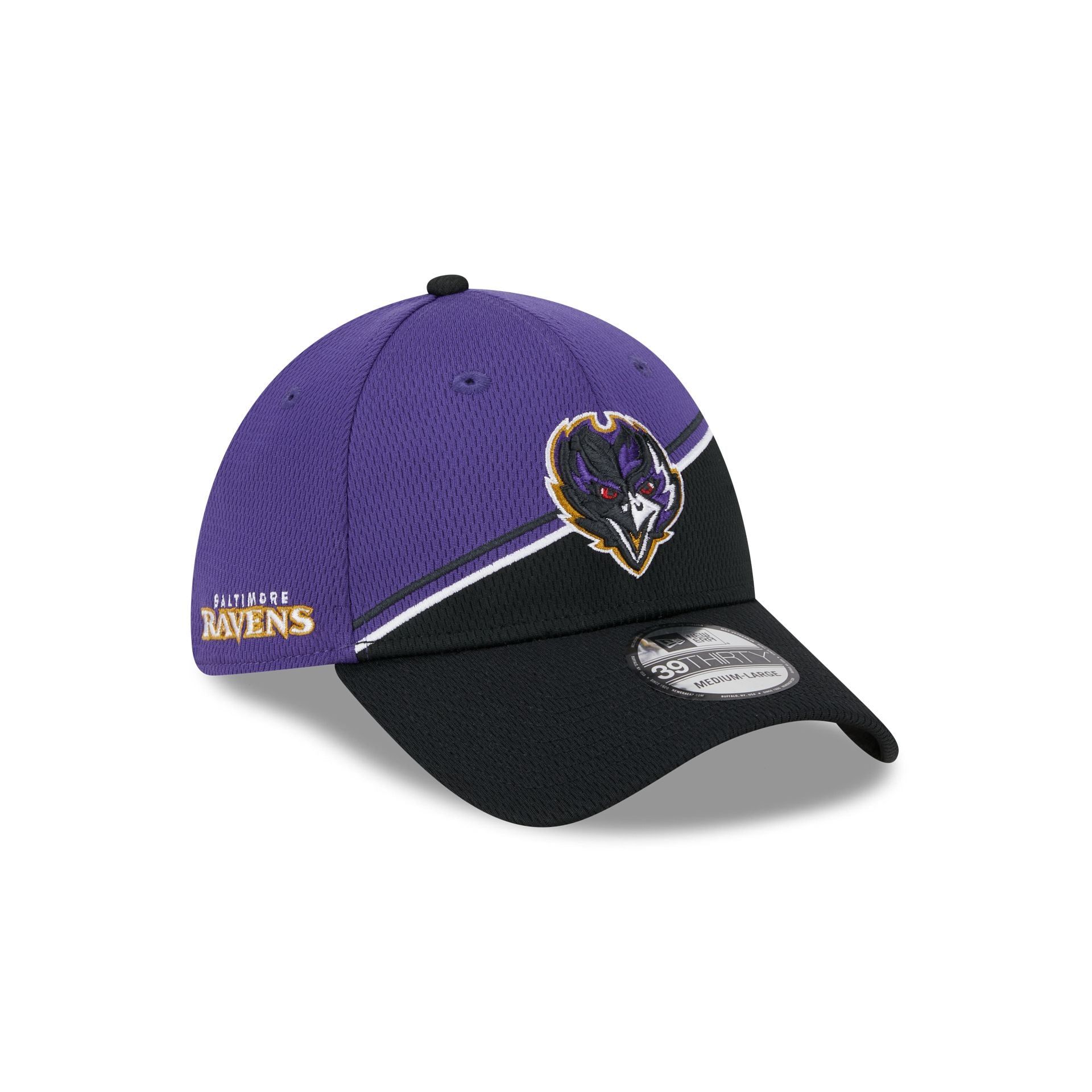 Baltimore Ravens 2023 Sideline 39THIRTY Stretch Fit Hat sold by New Era