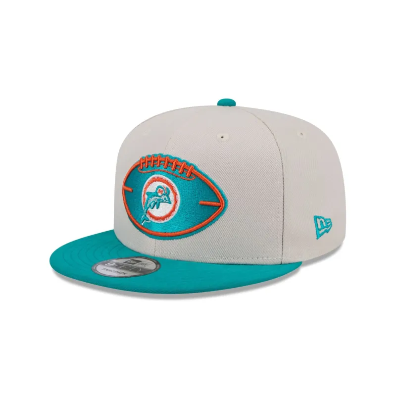 Miami Dolphins 2024 Historic Sideline 9FIFTY Snapback Hat sold by New Era