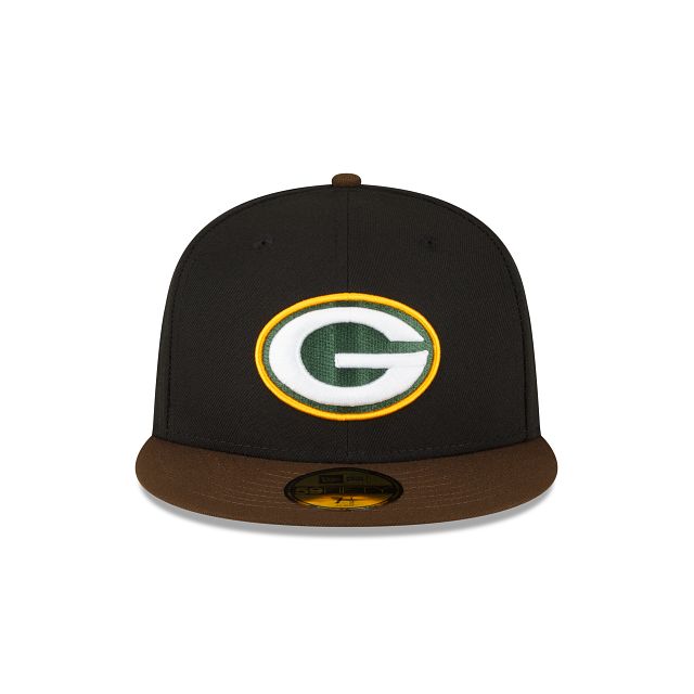 Green Bay Packers Black Walnut 59FIFTY Fitted Hat sold by New Era product image thumbnail 2