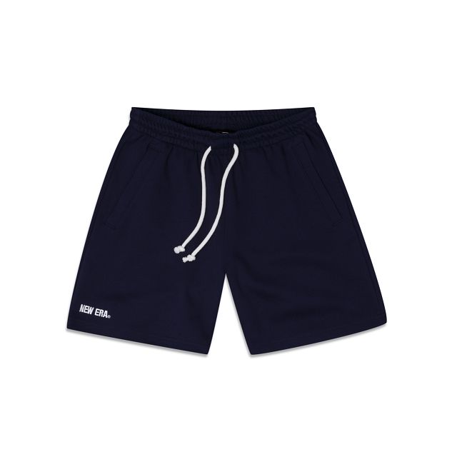 New Era Cap Essential Navy Fleece Shorts sold by New Era