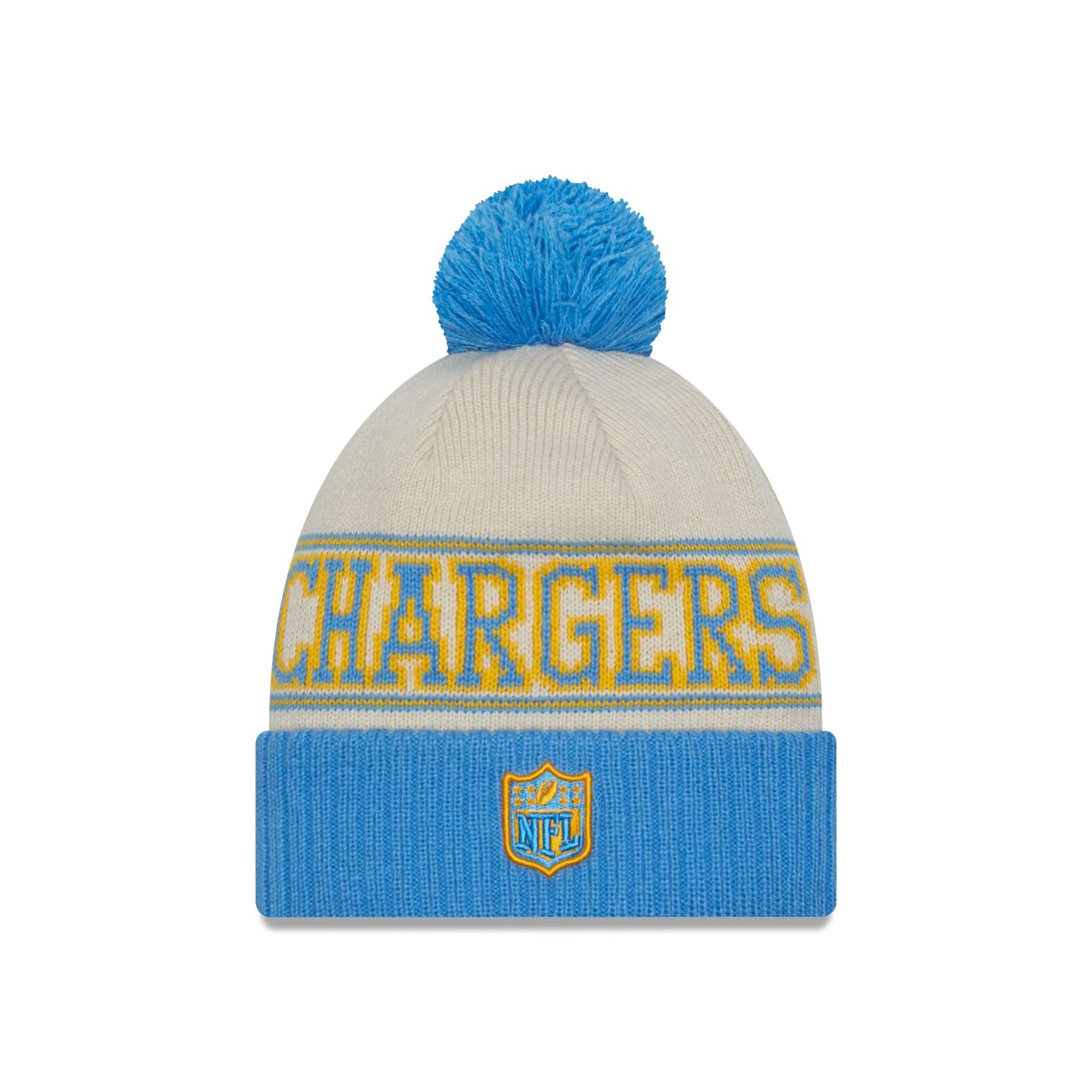 Los Angeles Chargers 2023 Cold Weather Historic Pom Knit Hat sold by New Era product image thumbnail 2