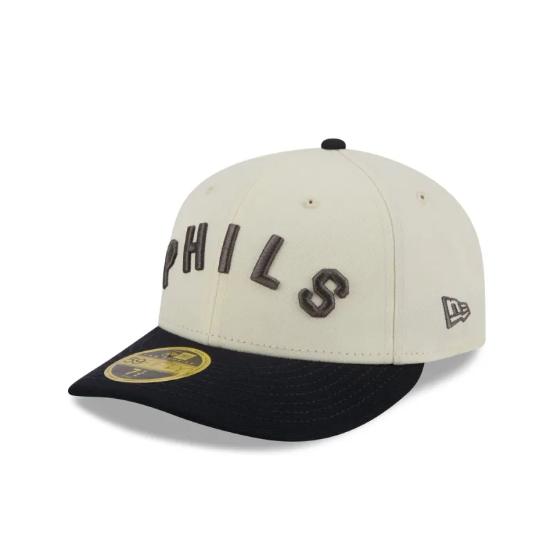 Philadelphia Phillies Chrome Crown Low Profile 59FIFTY Fitted Hat sold by New Era