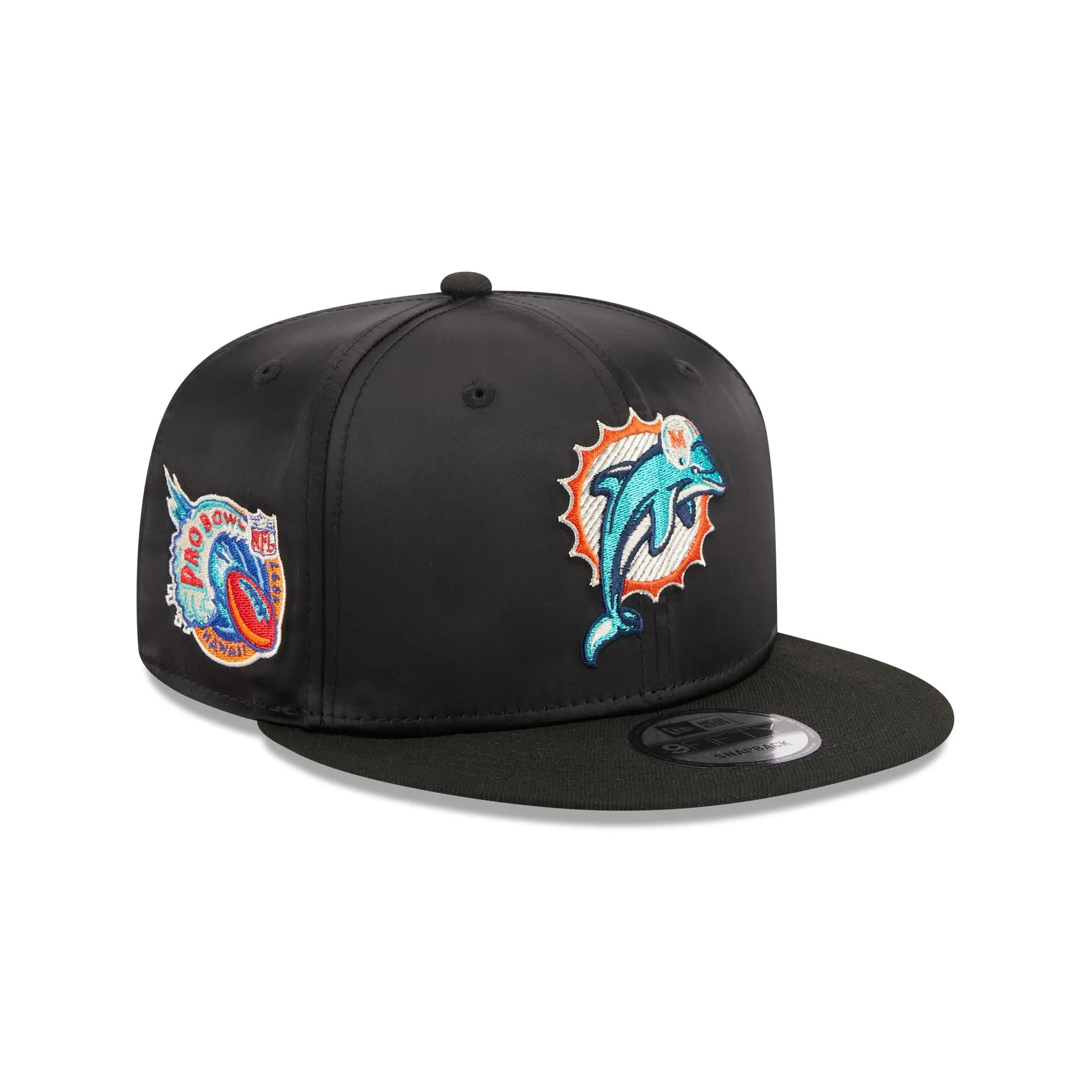 Miami Dolphins Satin 9FIFTY Snapback Hat sold by New Era