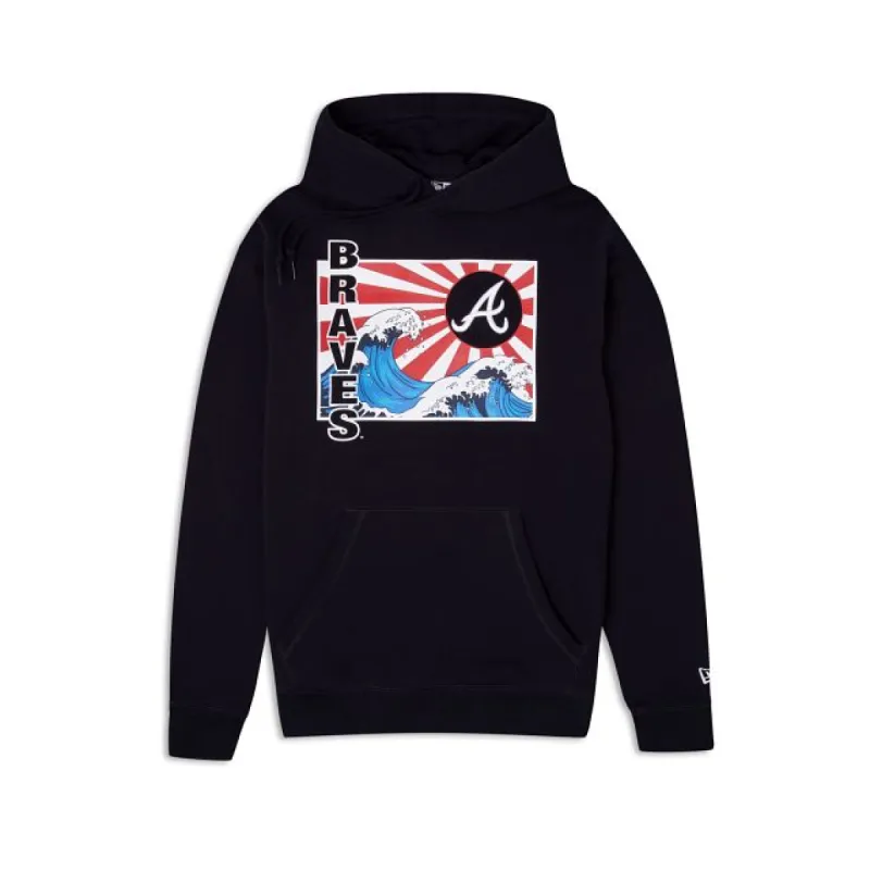 Atlanta Braves Tonal Wave Hoodie sold by New Era