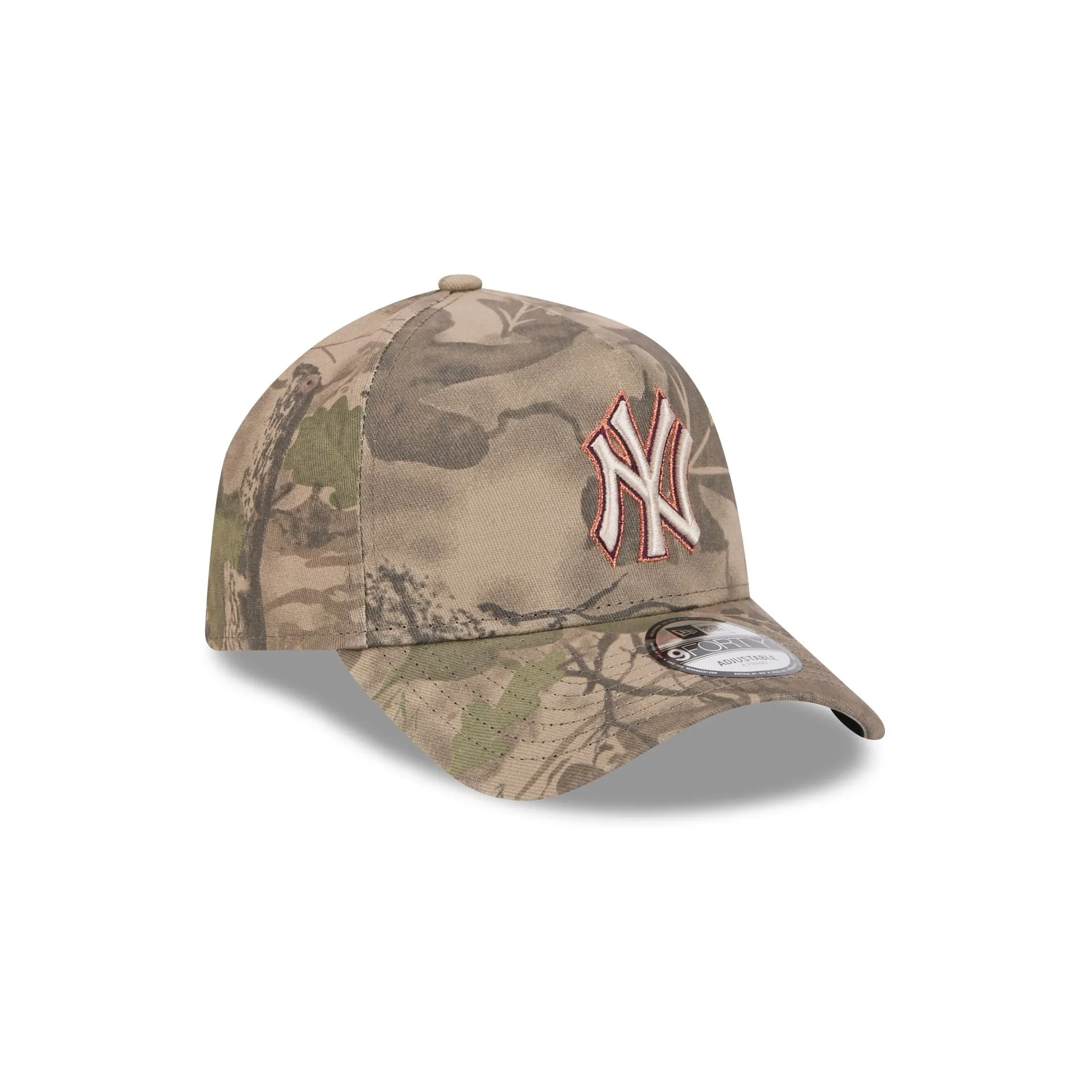 New York Yankees Leaf Camo 9FORTY A-Frame Snapback Hat sold by New Era product image thumbnail 3
