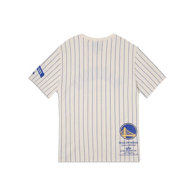 Alpha Industries X Golden State Warriors Striped T-Shirt sold by New Era product image thumbnail 2