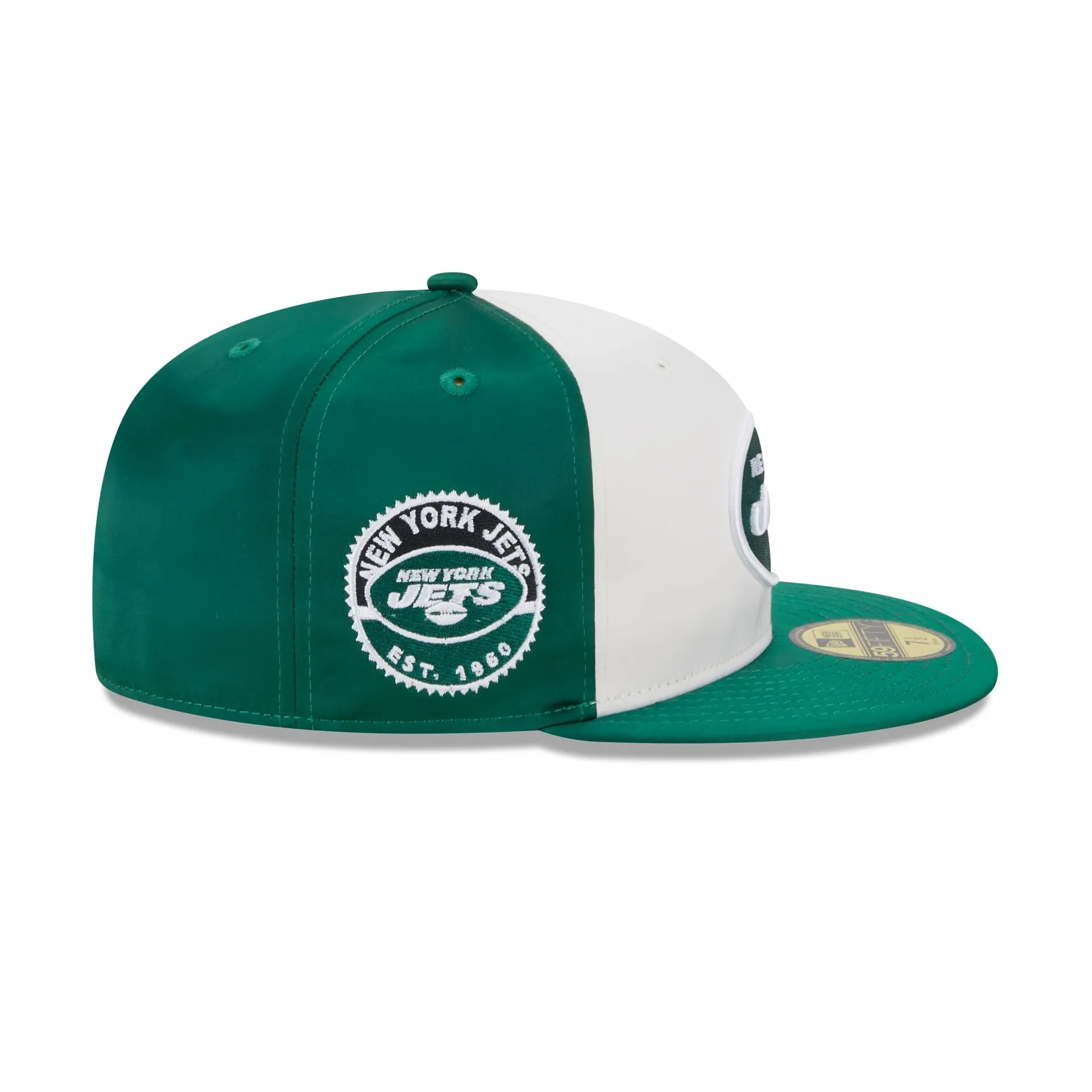 New York Jets Throwback Satin 59FIFTY Fitted Hat sold by New Era product image thumbnail 4