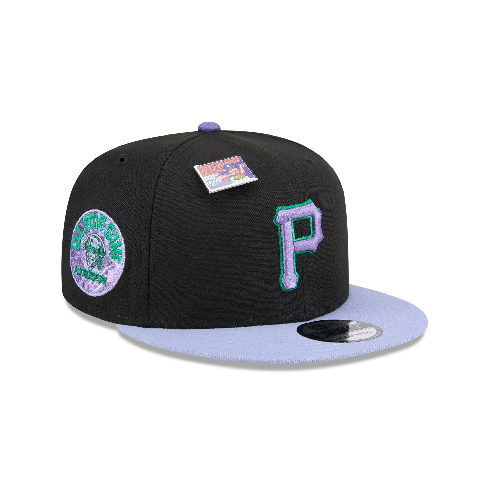 Big League Chew X Pittsburgh Pirates Grape 9FIFTY Snapback Hat sold by New Era