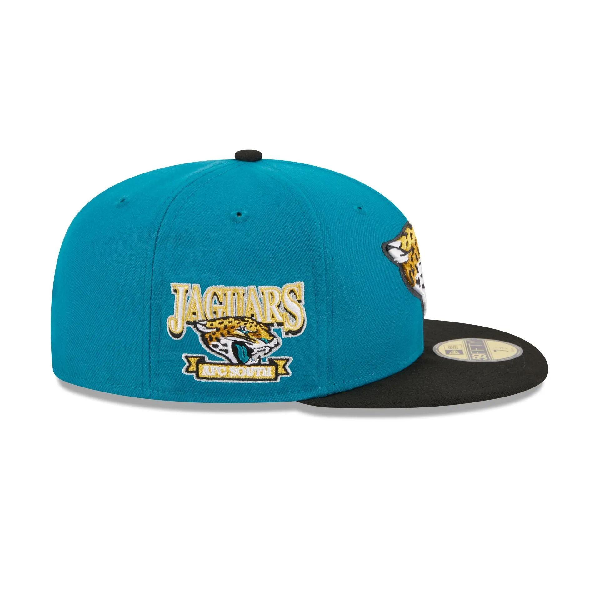Jacksonville Jaguars Throwback Hidden 59FIFTY Fitted Hat sold by New Era product image thumbnail 4
