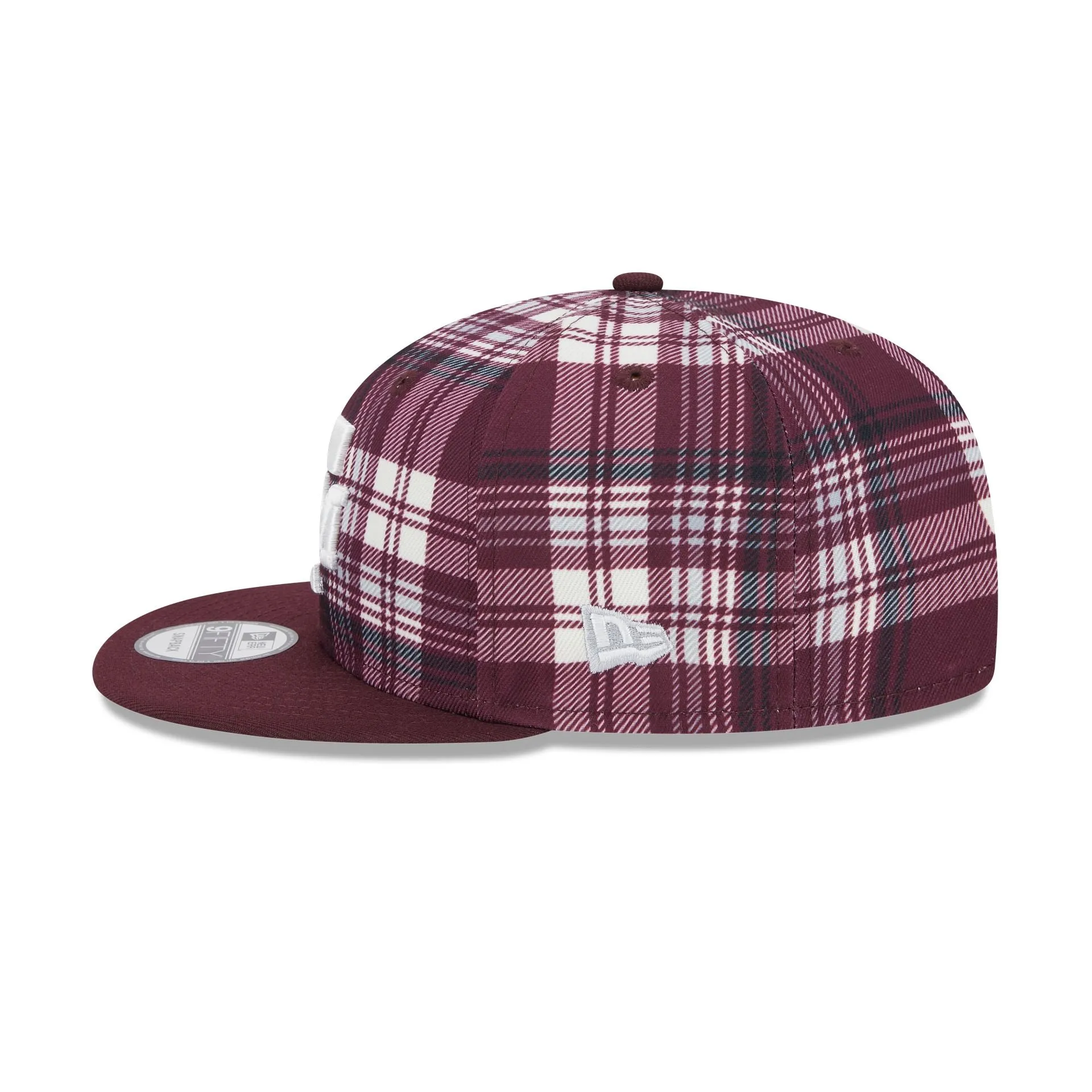 Texas A&M Aggies Plaid 9FIFTY Snapback Hat sold by New Era product image thumbnail 4