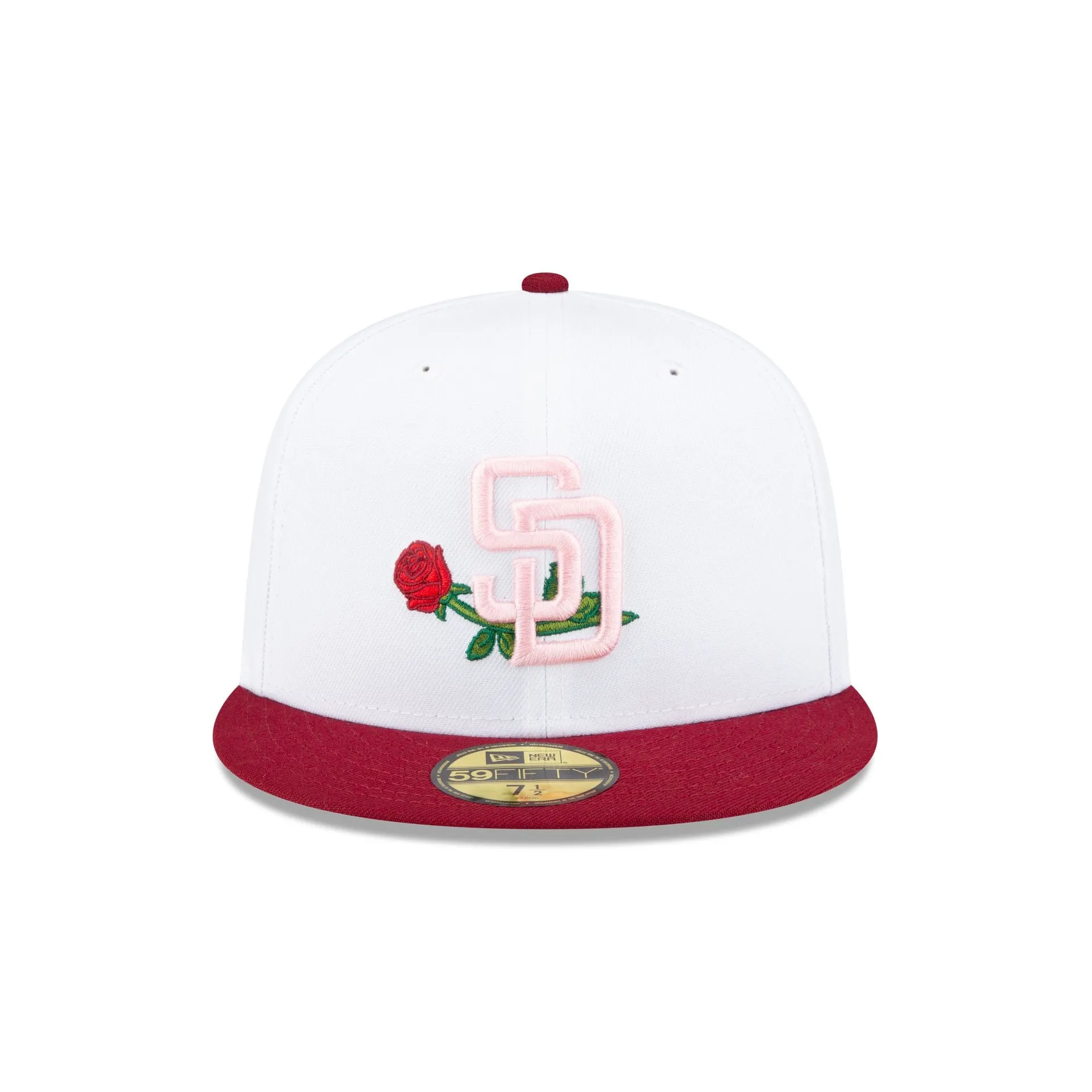 Just Caps Rose Flower San Diego Padres 59FIFTY Fitted Hat sold by New Era product image thumbnail 2