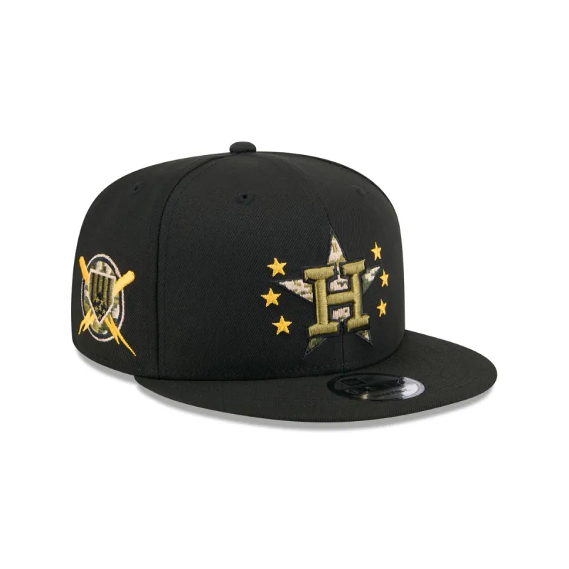 Houston Astros Armed Forces Day 2024 9FIFTY Snapback Hat sold by New Era